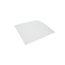 DS Smith Plastics Pizza Pad, 16x16" Single Face, Corrugated White | 200 Per Case