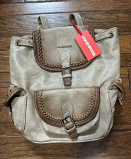 New with Tags Montana West Braided Faux Leather Backpack