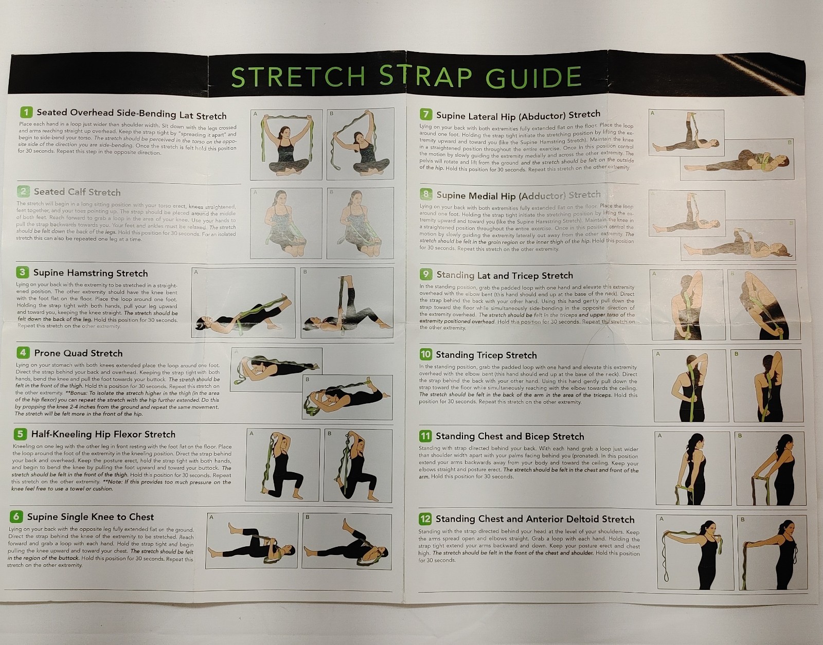 Stretching Strap Yoga Strap Physical Therapy, 10 Loop Yoga Strap for Stretching