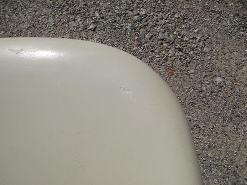 Vintage Authentic 1980s Herman Miller Ivory Color Fiberglass Shell Chair - Picture 15 of 24