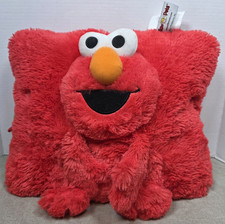 Pillow Pets Sesame Street Elmo Plush Folding Pillow Red 17x14x7 Washable 2021
