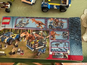 LEGO Jurassic World T. Rex Tracker 75918 Building Kit, USED OPEN BOX!