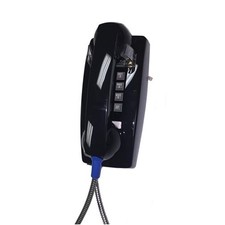 Cortelco 2554-ARC-BK 255400arc20m Wall Phone W/armored Cord 2554arcbk 