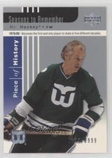 2002-03 Upper Deck Piece Of History /2999 Gordie Howe Mr Hockey #96 HOF 00jz