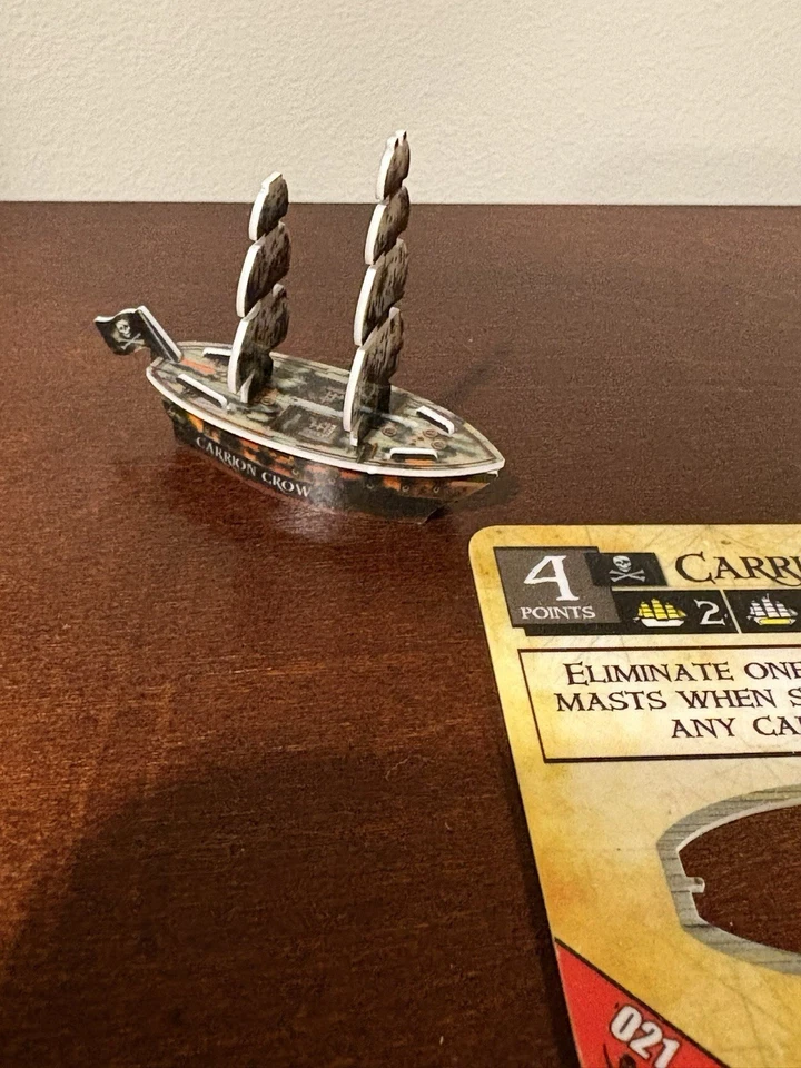 WizKids 海盗 CSG Carrion Crow PS-021 西班牙海盗主打孔 — 第 2/2 张图片