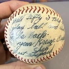Vintage Bert Shepard & Bill McGowan Autographed WW2 POW Inscribed Baseball