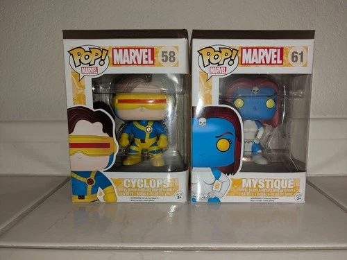 Funko Pop X-Men Cyclops 58 & Mystique 61