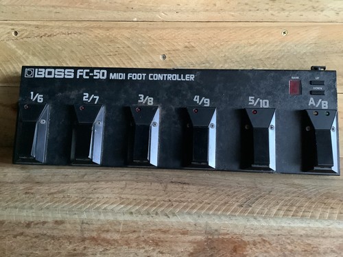 BOSS FC-50 MIDI FOOT CONTROLLER GUITAR FOOT PEDAL TESTED & WORKING - Picture 2 of 15
