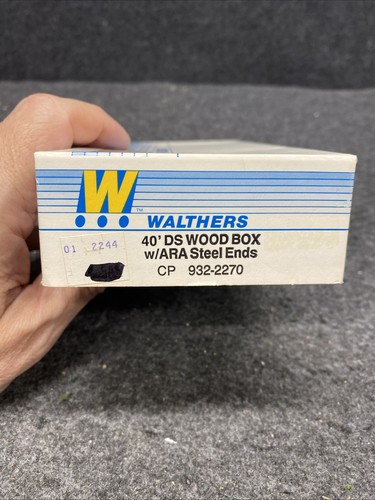 Caja de madera Walthers 932-2270 40 DS con extremos de acero ARA "CP" construida (WL050126-07) | Zustand: New