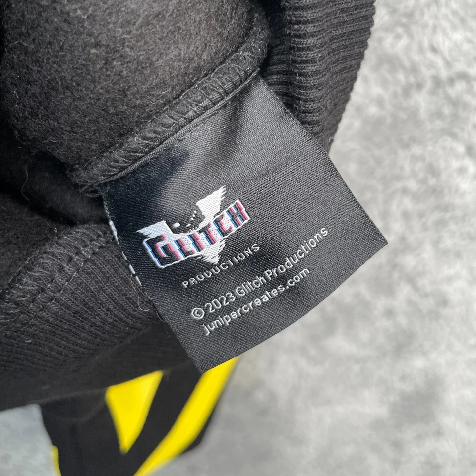 Sudadera con Capucha Glitch Productions Niños Mediana Negra Desmontaje Asesinato Drones Enebro  Foto 3 de 4