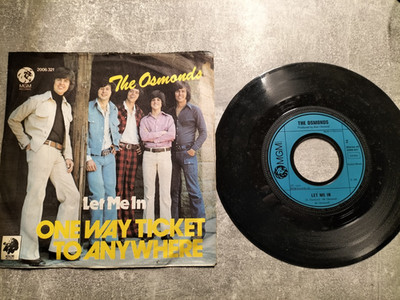 The Osmonds: One Way Ticket To Anywhere / Single MGM / Oldie - Pop