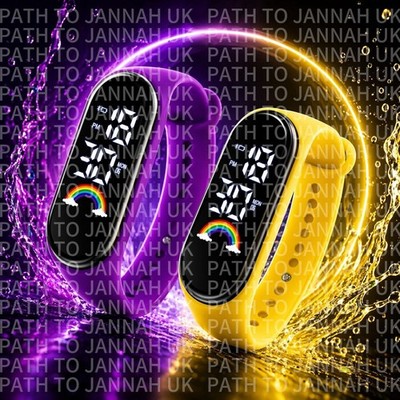 C. Universal Fit Digitaluhr - Wasserdicht Zeit Datum Jahr - Verstellbares Armband