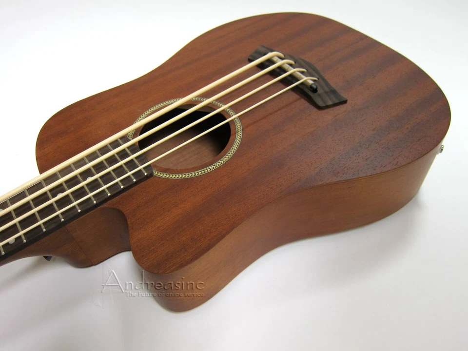 LEFT HAND GOLD TONE MICRO BASS GUITAR w/ GIG BAG TRAVEL ACOUSTIC ELECTRIC M-BASS - Image 3 of 4