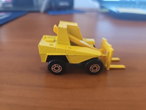 Matchbox #48 Sambron Jacklift. Yellow, With Original Box. 1977. - Picture 9 of 20