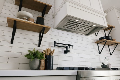 Moen S665 Cromo 5,5 Gpm Riempitore Pentola Doppio Manico da Parete - Foto 6 di 12