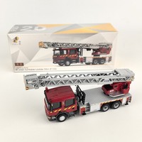 Tiny FSD20 Hong Kong Scania Turntable Ladder 55M Trcuk 1/76 Druckguss 039827