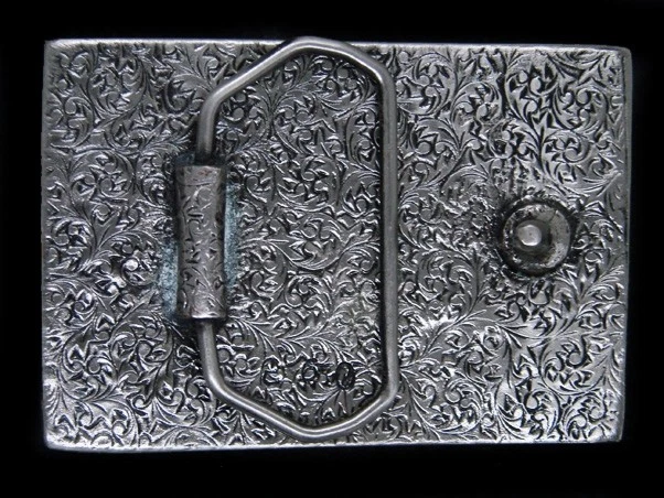 UE01158 GRAN HEBILLA DE CINTURÓN CONMEMORATIVA VINTAGE AÑOS 70 **MÚSICA JAZZ (SAXOFÓN)** Foto 2 de 2