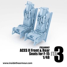 Inside the Armour ITA348067 1:48 ACES II Seats for F-15D Eagle/ F-15DJ/ F-15E/ F