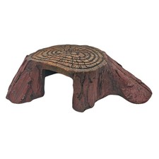 Reptile Hideouts,Resin Cave Habitat for Large, Tree stump platform