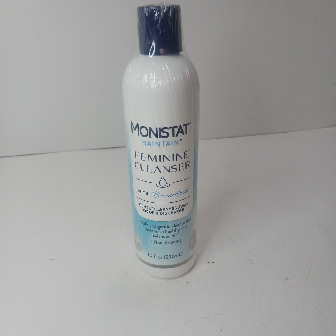 Monistat Boric Acid Feminine Cleanser 10oz Fragrance-free Wash Sealed New