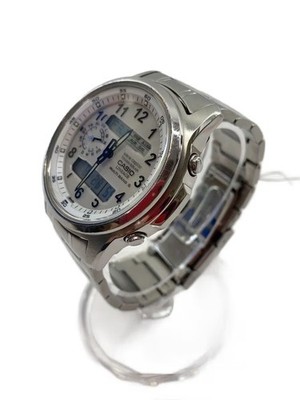 CASIO LINEAGE LCW-M300 WAVE CEPTOR Solar men Qz White Dial Watch