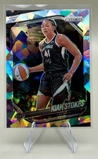 2025 Panini WNBA Prizm Kiah Stokes #58 Cracked Ice