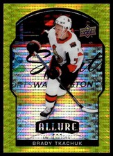 2020-21 Upper Deck Allure Yellow Taxi Brady Tkachuk Ottawa Senators #28