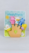 Finger Puppets. Happy Friends 5 Piece Set baby and bath-time toy.