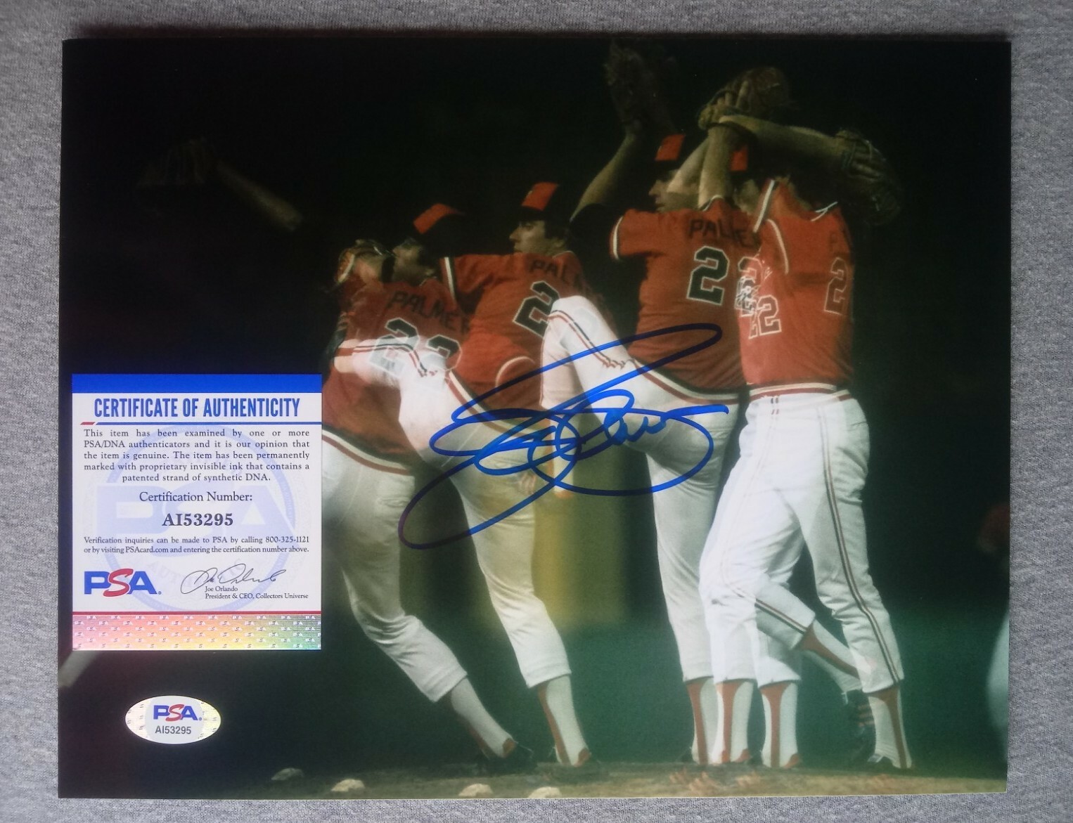 Jim Palmer Autographed Signed Baltimore Orioles - 8x10 3D ACTION PHOTO PSA/DNA AI53295 