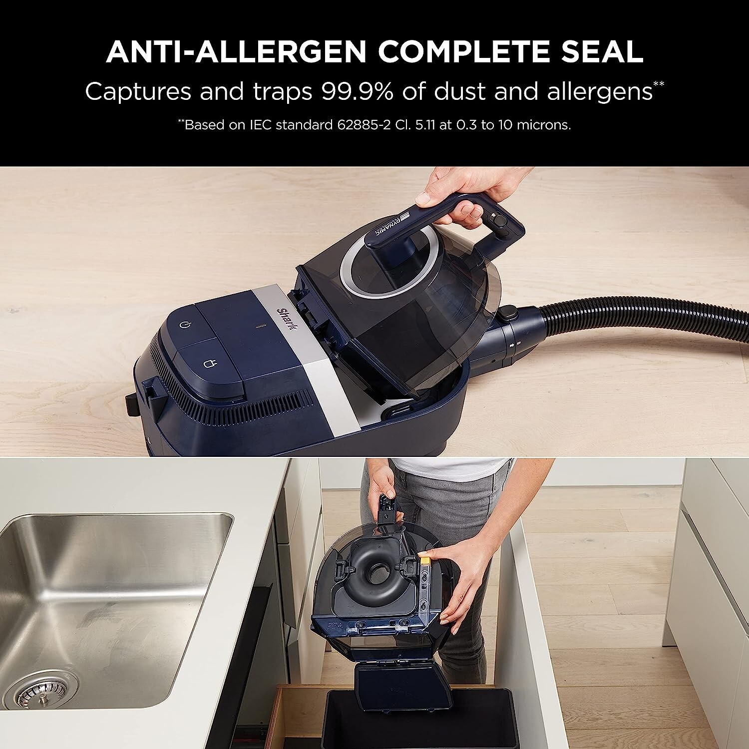 Shark Bagless CZ250UKT Pet Model, Anti Hair Wrap, Flexology See