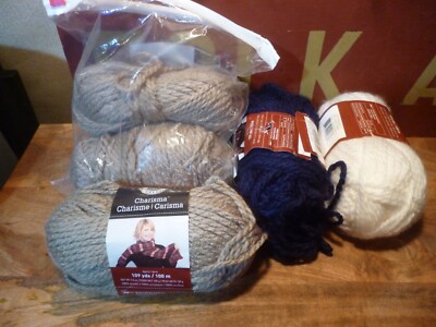Lot of 5 Loops & Threads Charisma Yarn Skeins New 109 yd