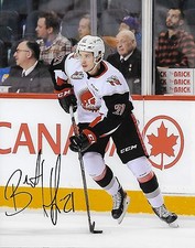 Moose Jaw Warriors Brett Howden Autographed Signed 8x10 WHL Photo COA A