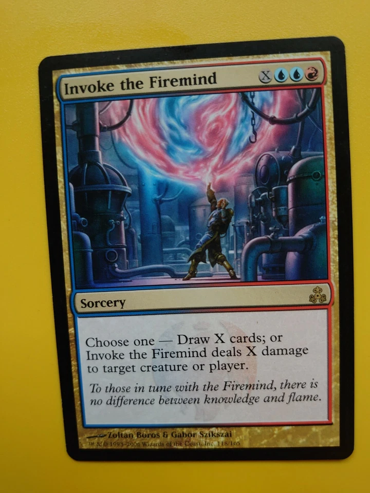 MTG Card. Invoke the Firemind Guildpact rare sorcery - Image 4 of 4