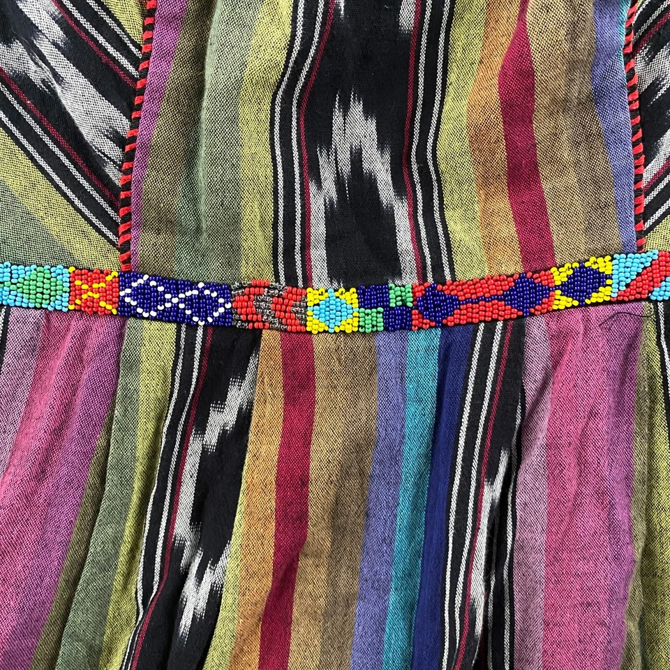 Anthropologie Edme Esyllte Dress Womens 6 Multicolor Strapless Aztec Tribal Boho - Image 3 of 4