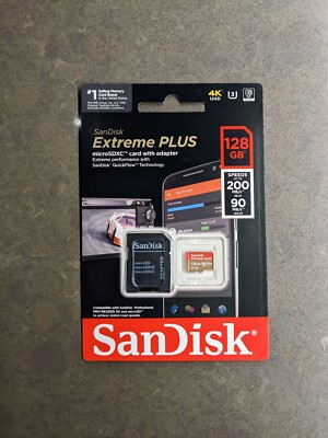 SanDisk - Extreme PLUS 128GB MicroSDXC UHS-I Memory Card