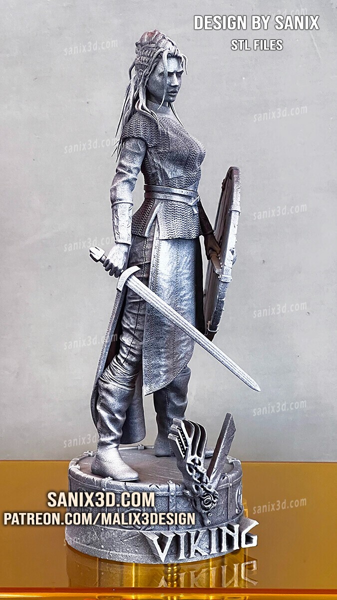 VIKING Lagertha Resin Model Figure (18 Scale / 225mm / 22.5cm ) eBay