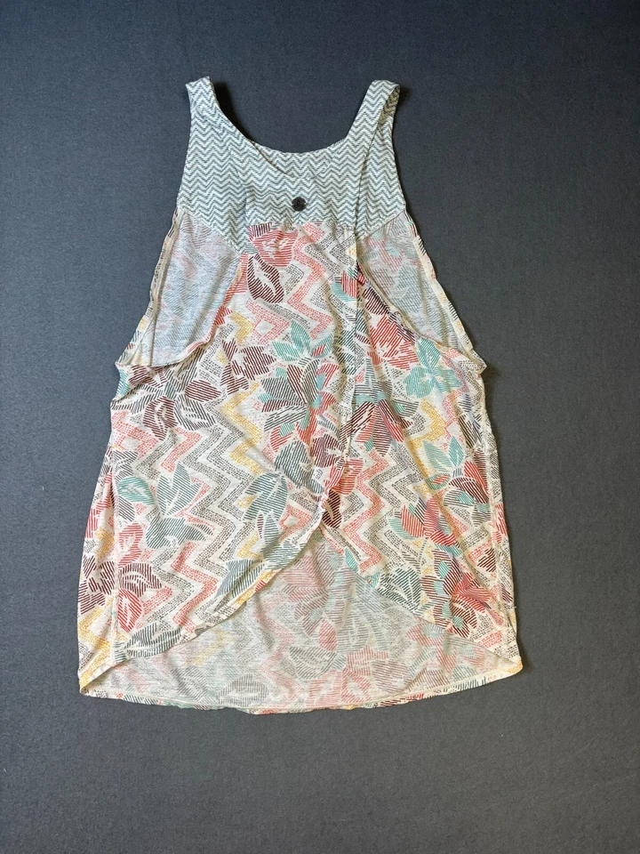 Camiseta sin mangas Prana colorida de entrenamiento talla XS espalda abierta fluida Foto 2 de 4