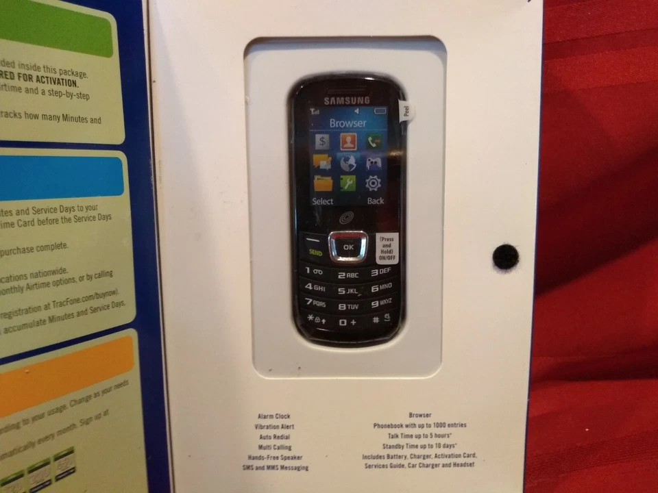 Samsung S150G - Black (TracFone) Cellular Phone - Image 4 of 4