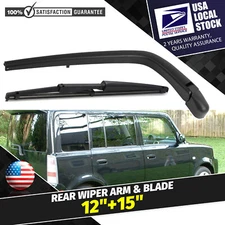 Rear Windshield Back Wiper Arm w/ Blade Set 12"+15" OE:8524152010 All Season USA