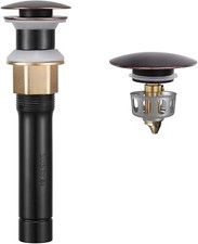 KES Bathroom Sink Drain without Overflow Vessel Sink Lavatory Vanity Bronze