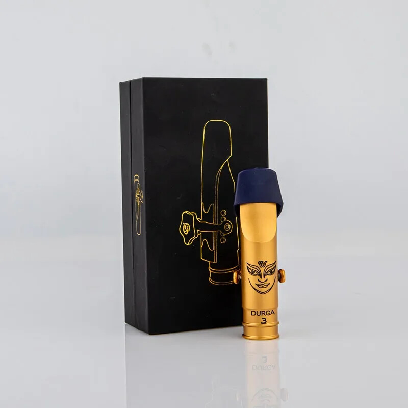 Saxophone Metal Mouthpiece, Gold Plated Sax Accessories 56789
