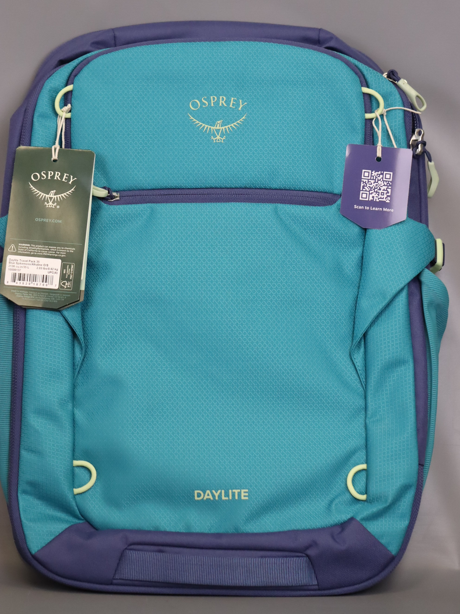 Osprey Daylite 35L Travel Pack, Blue Spikemoss/Alkaline - Main Image