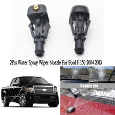 Spray Wiper Nozzle For Ford F-150 2004-2013 2Pcs Front Windshield Washer Jet