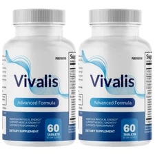 Vivalis Maximum Strength Advanced Vitality Support Formula - Two (2)  Bottles