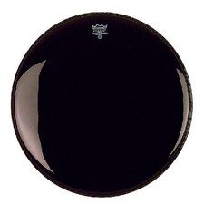 REMO POWERSTROKE 3 EBONY BASSDRUM FELL SCHWAR...