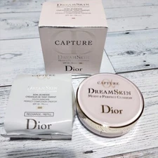DIOR CUPTURE DREAM SKIN Moist Cushion SPF50 compact and refill # 000  2x15g NEW