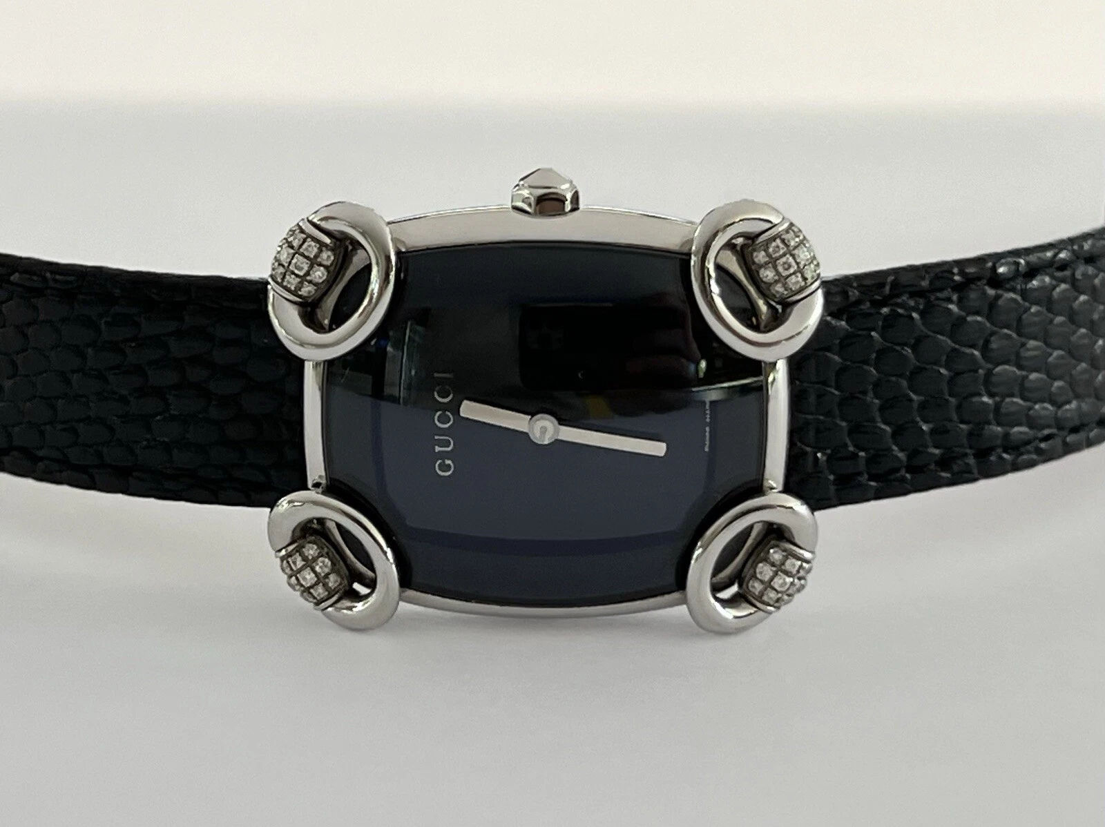 Montre à quartz Gucci Horsebit diamant cocktail 28 mm 117,5