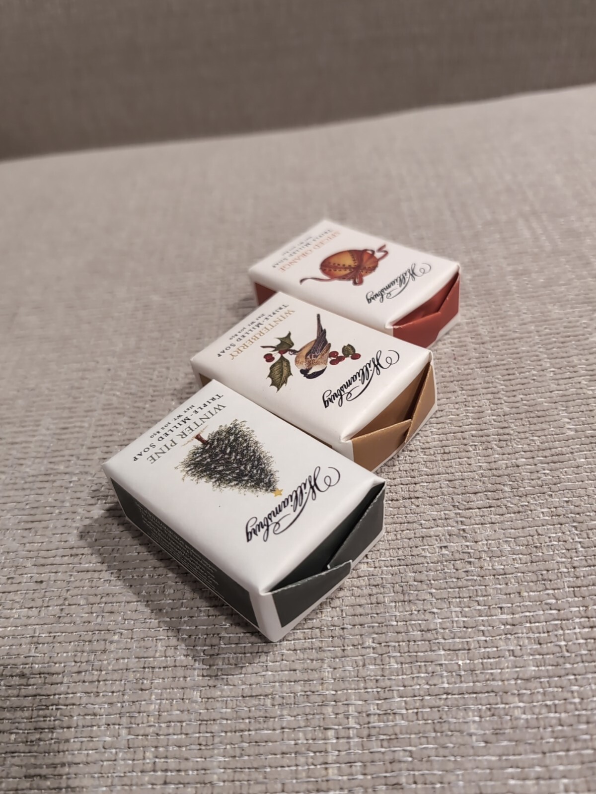 3 Williamsburg Soap Collection 3 Oz Bars Triple Milled 