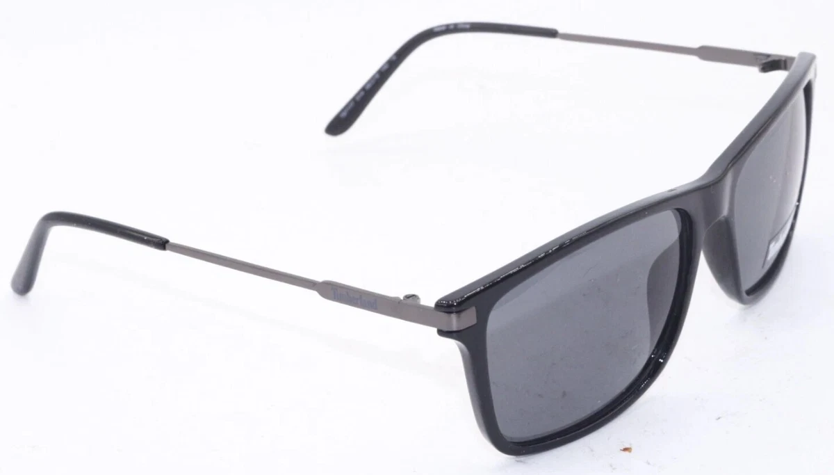 NEW TIMBERLAND TB7177 01A BLACK GUNMETAL W/GREY LENS AUTHENTIC SUNGLASSES 58-16