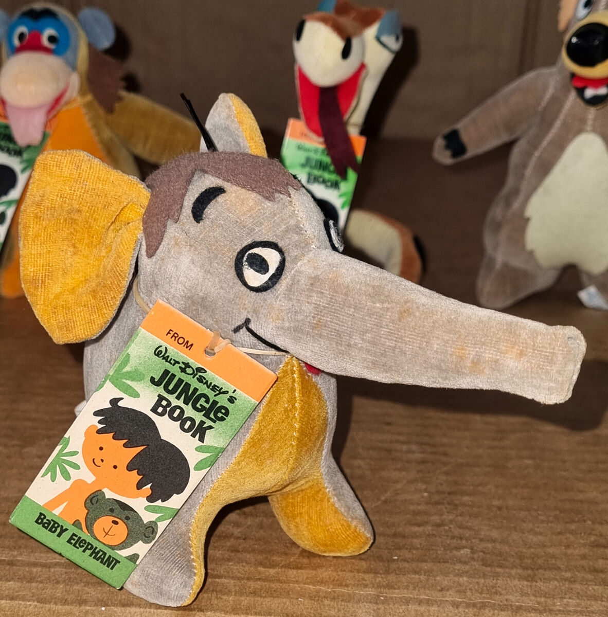 Vintage 1966 Walt Disney Jungle Book Gund Japan Plush Vintage 1966 Walt Disney Jungle Book Gund Japan Plush